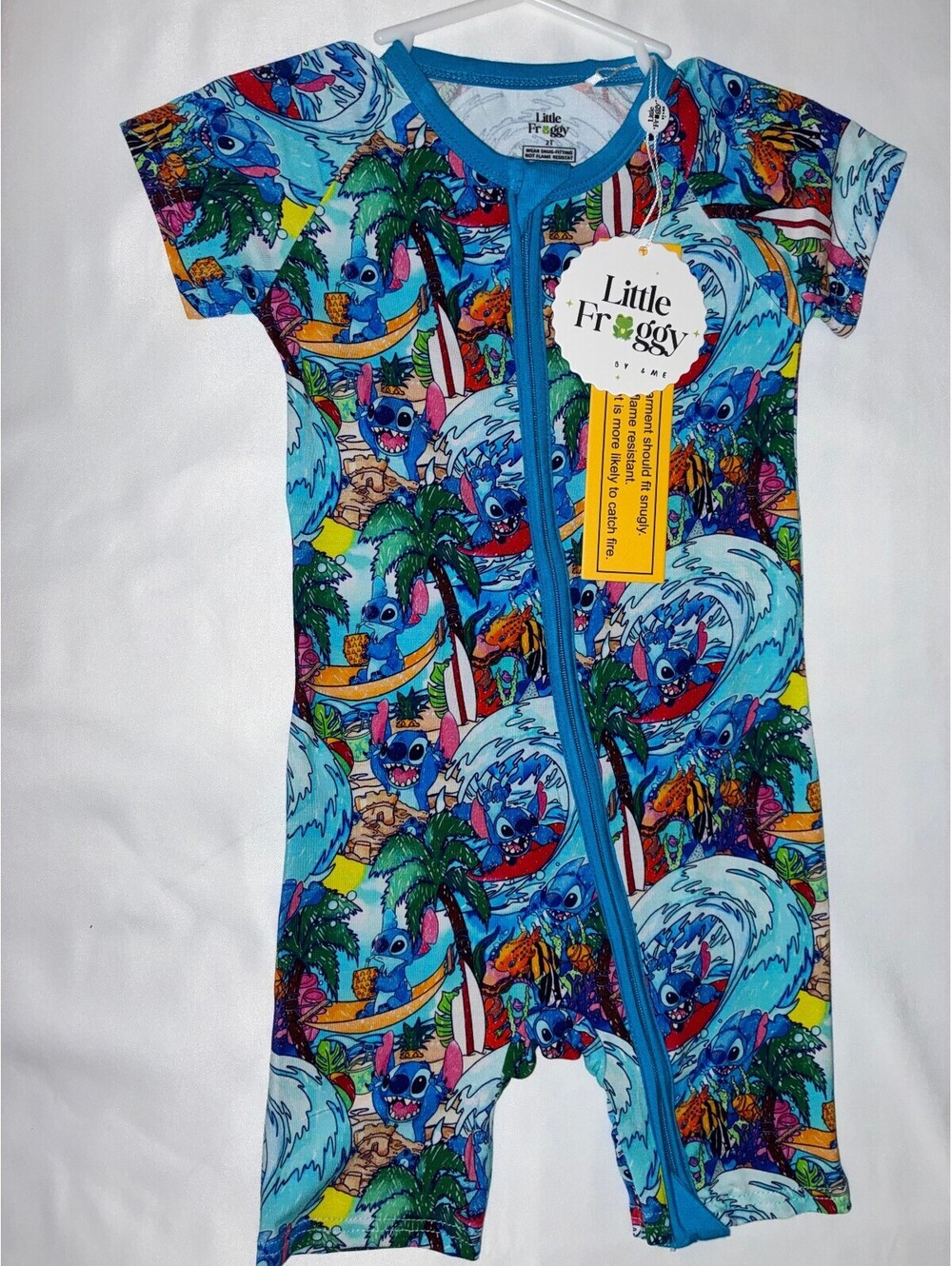 &mebamboo 626 Stitch Shortie 2T NWT